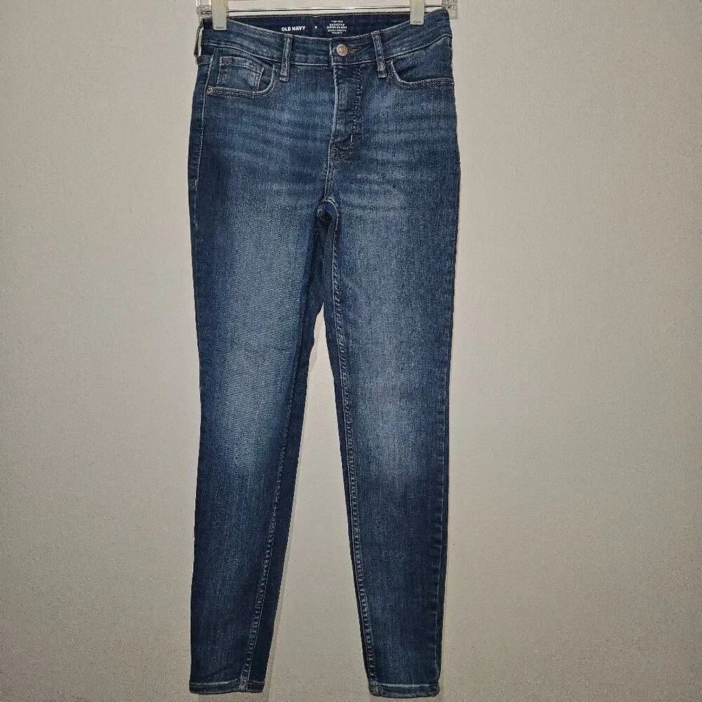 Old Navy Women's Extra High Rise Rockstar Super Skinny Jeans Size 0